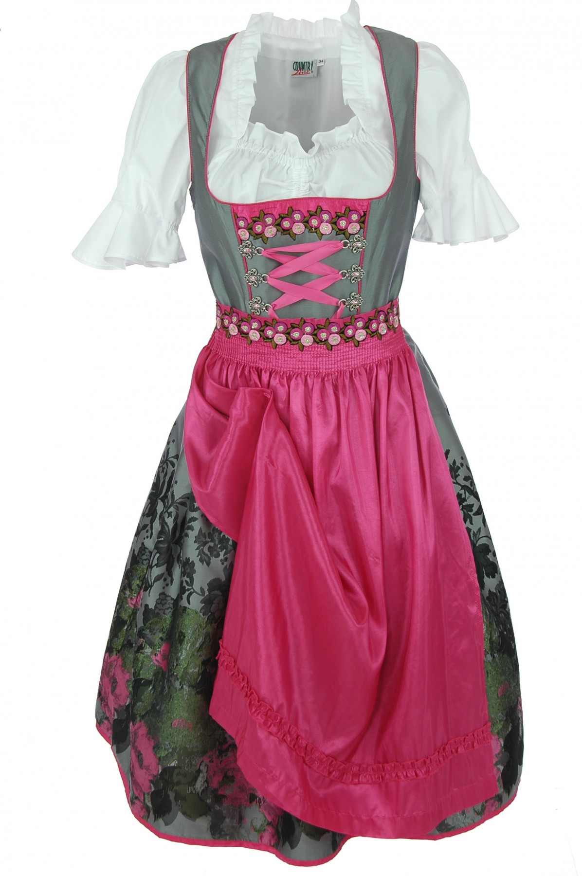 Dirndl Paradise in silber von Krüger Dirndl